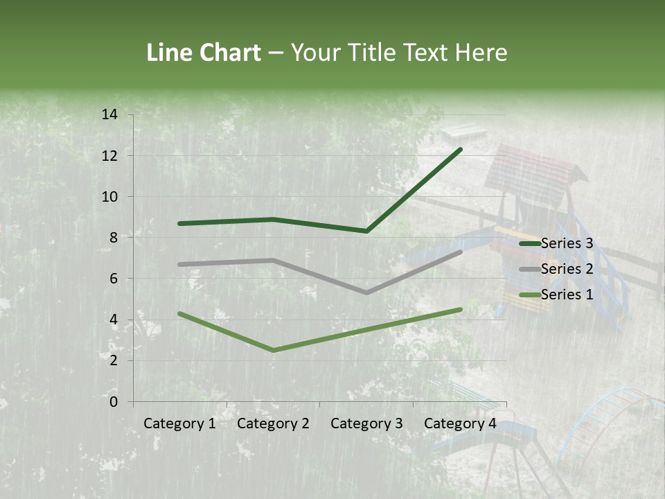 Wet Downpour Ground PowerPoint Template