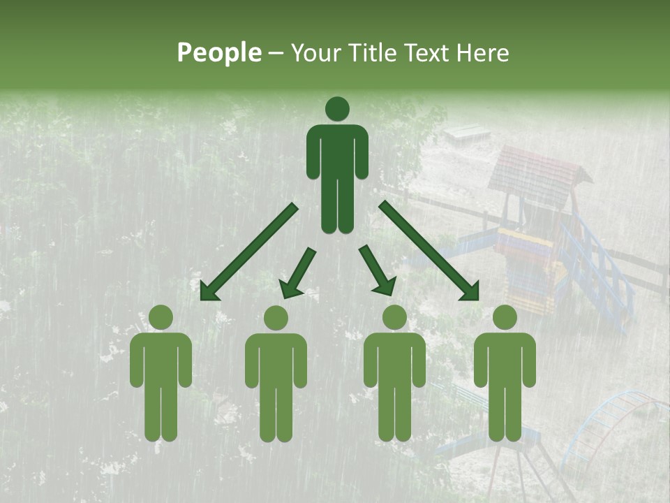 Wet Downpour Ground PowerPoint Template