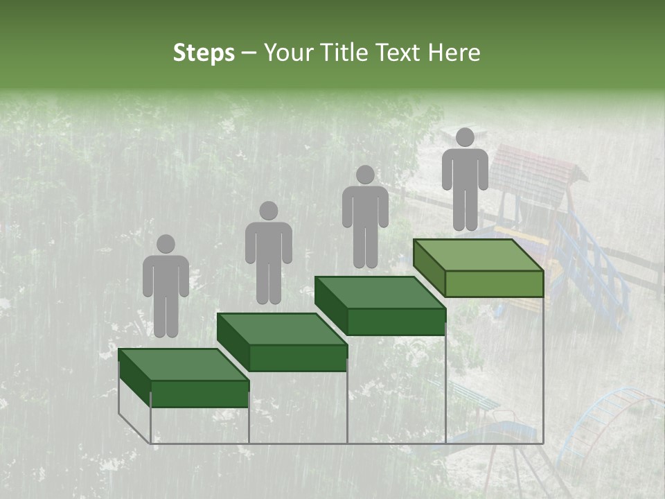 Wet Downpour Ground PowerPoint Template