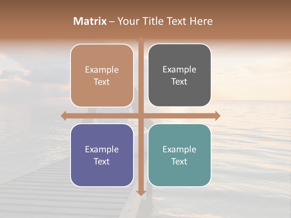 Silhouette Fitness Maldives PowerPoint Template