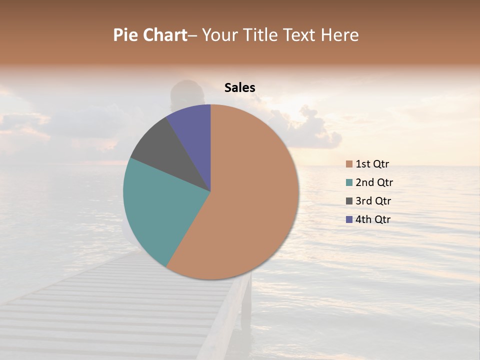 Silhouette Fitness Maldives PowerPoint Template