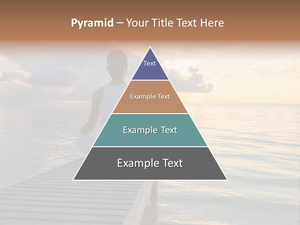 Silhouette Fitness Maldives PowerPoint Template