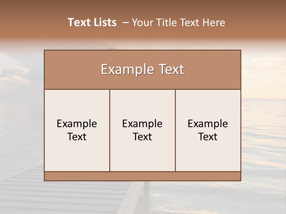 Silhouette Fitness Maldives PowerPoint Template