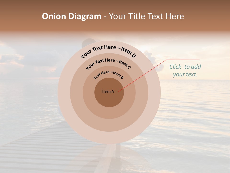 Silhouette Fitness Maldives PowerPoint Template