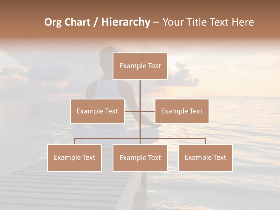 Silhouette Fitness Maldives PowerPoint Template