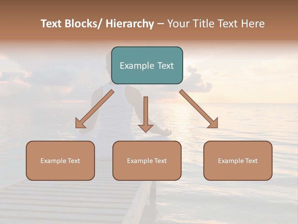 Silhouette Fitness Maldives PowerPoint Template