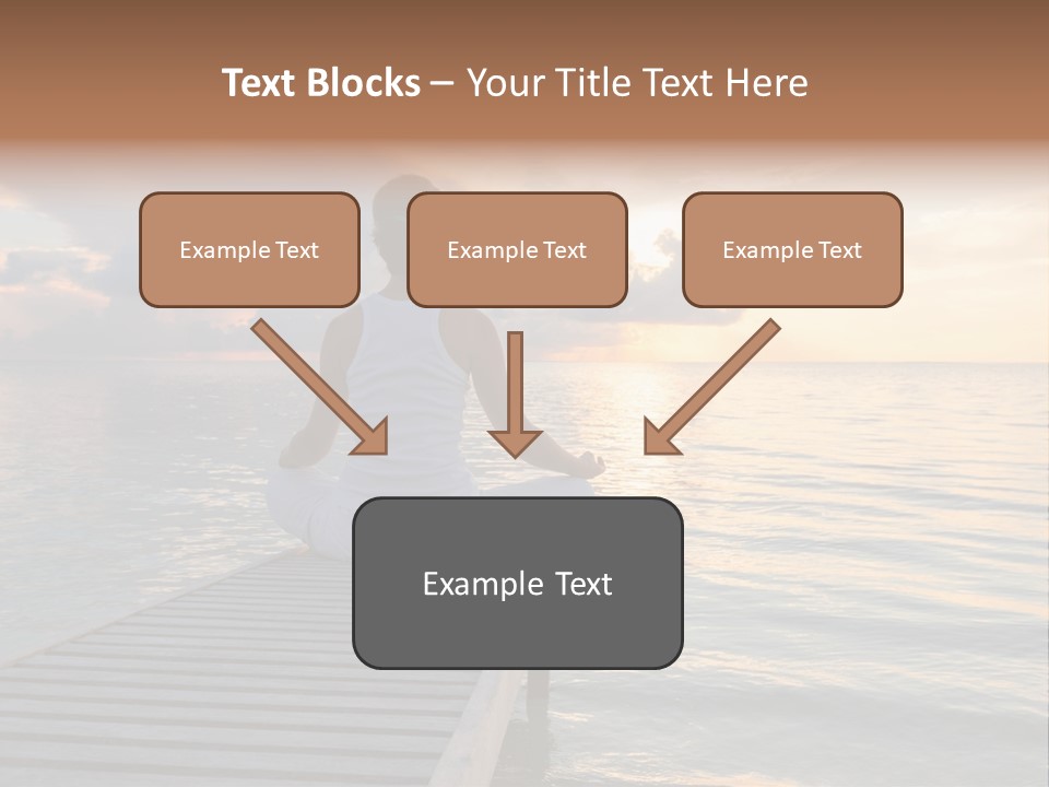 Silhouette Fitness Maldives PowerPoint Template