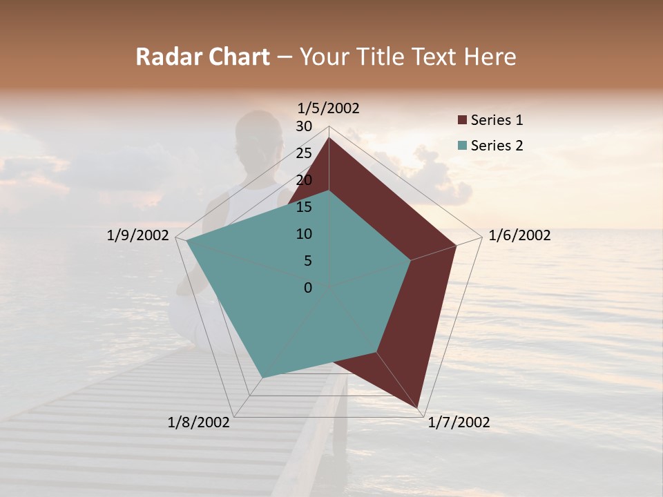 Silhouette Fitness Maldives PowerPoint Template