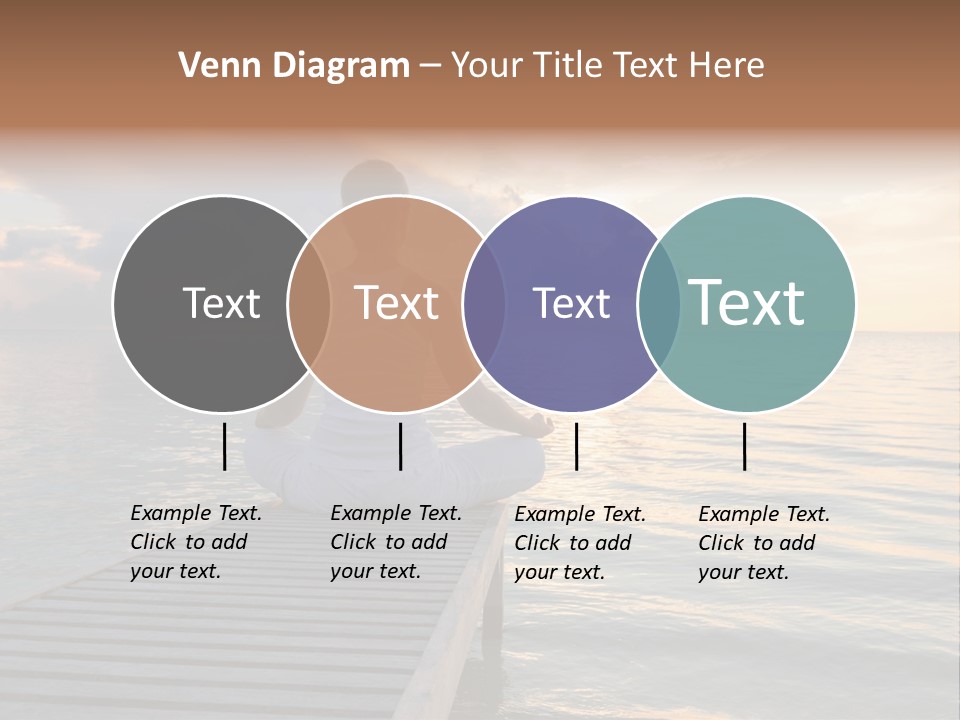 Silhouette Fitness Maldives PowerPoint Template