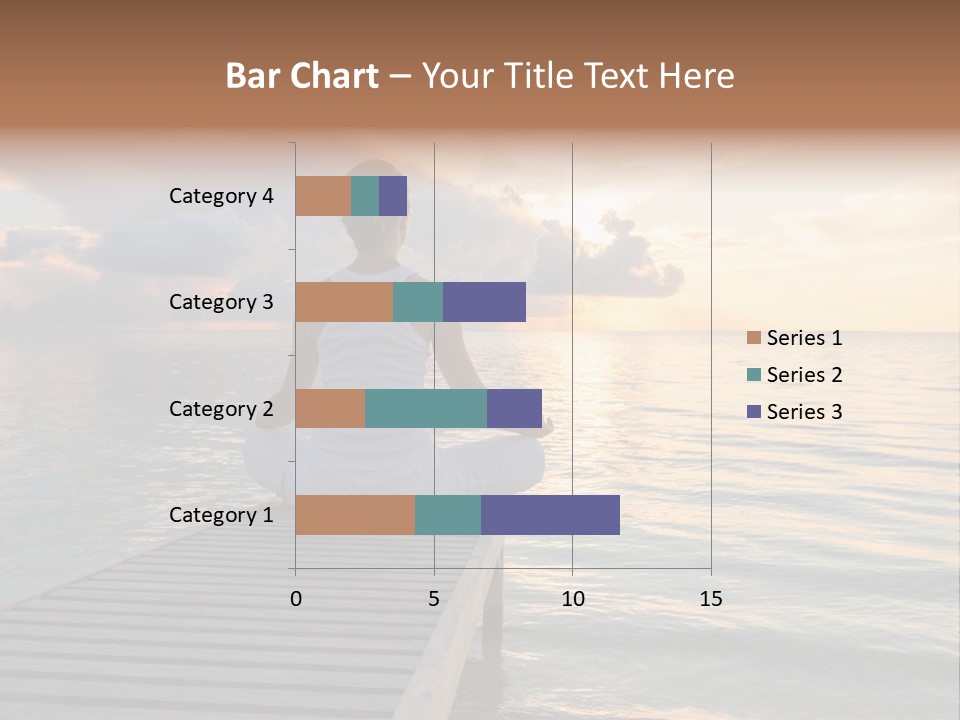 Silhouette Fitness Maldives PowerPoint Template