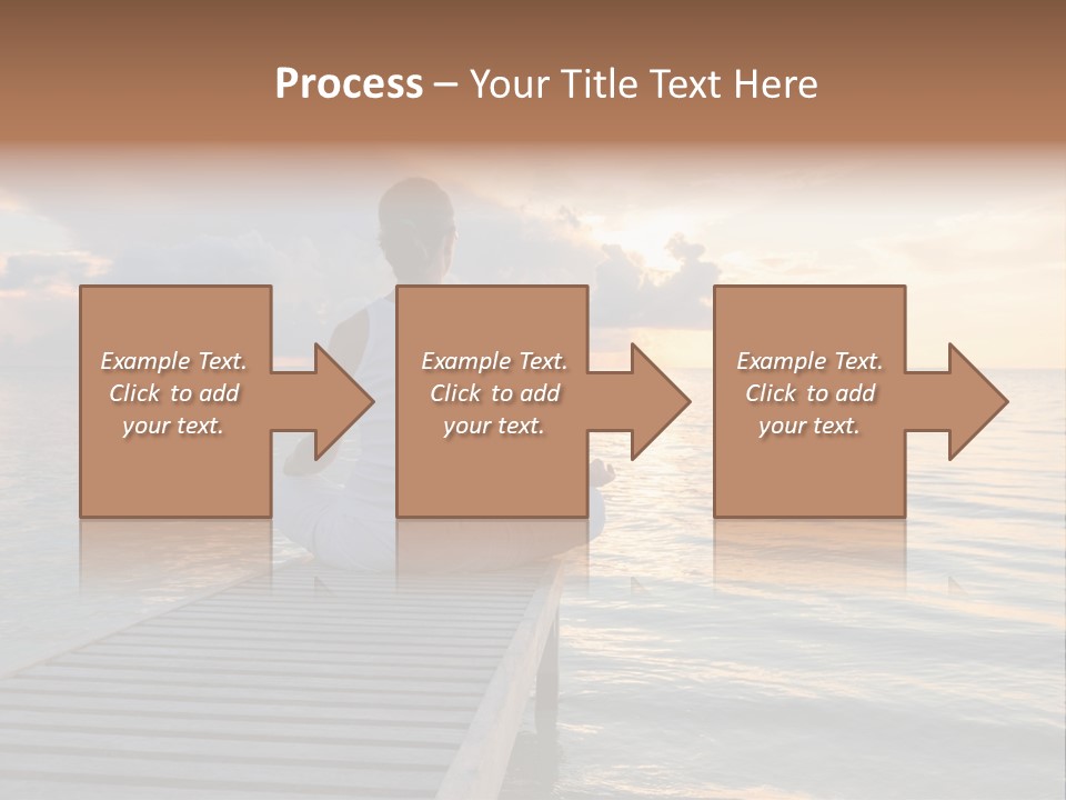 Silhouette Fitness Maldives PowerPoint Template