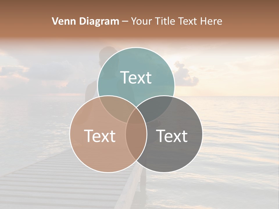 Silhouette Fitness Maldives PowerPoint Template