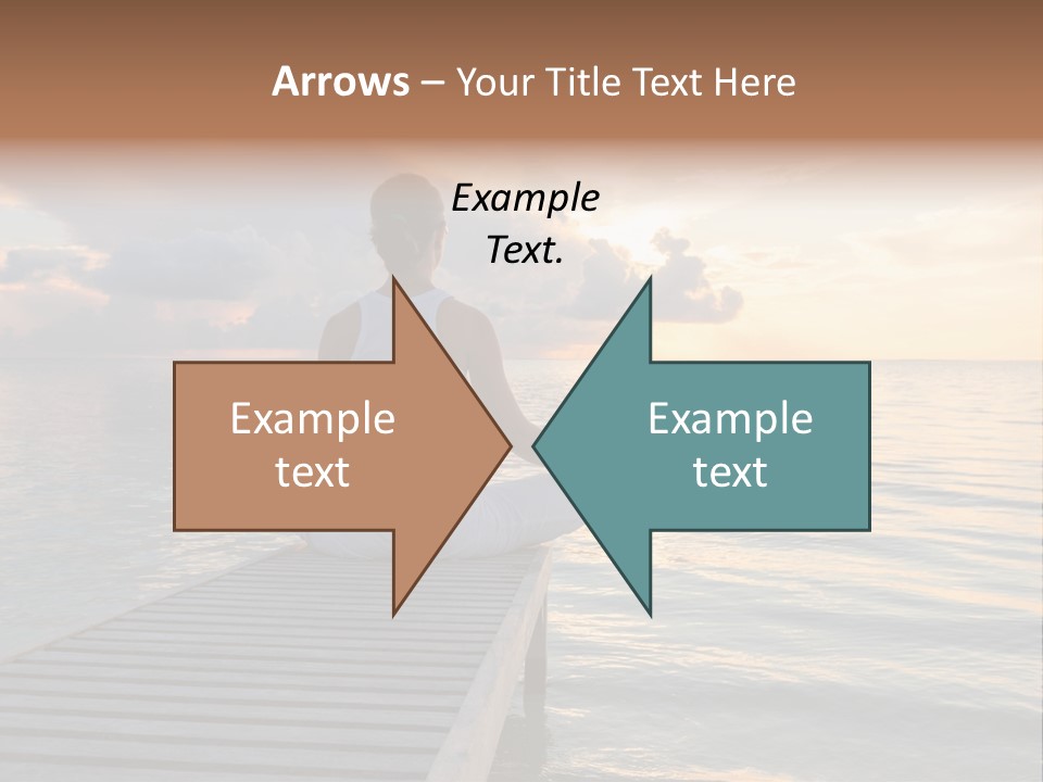 Silhouette Fitness Maldives PowerPoint Template
