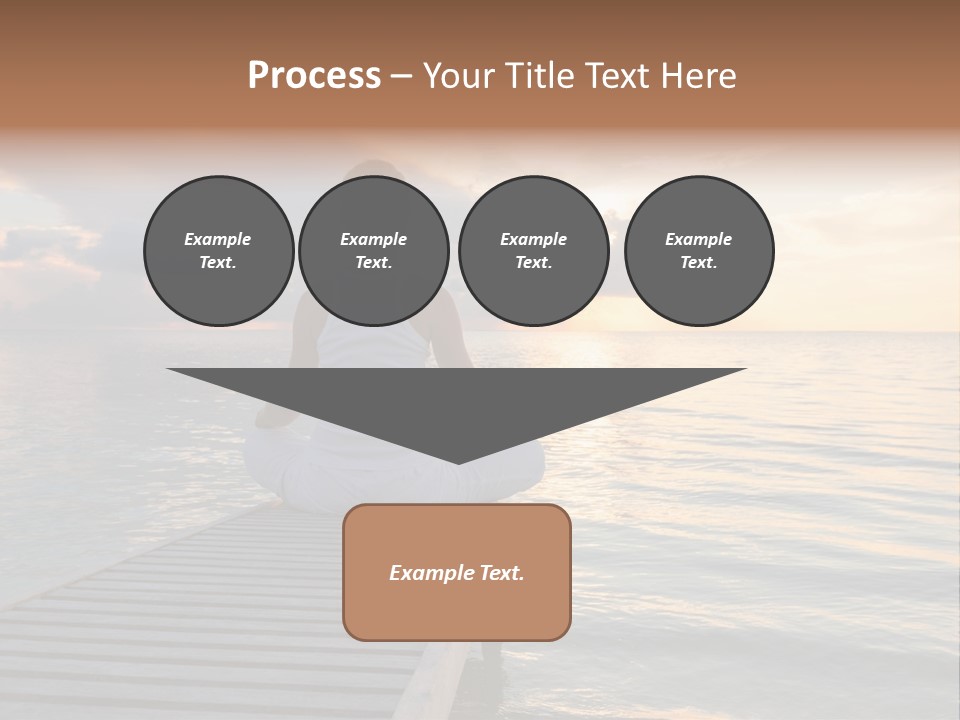 Silhouette Fitness Maldives PowerPoint Template