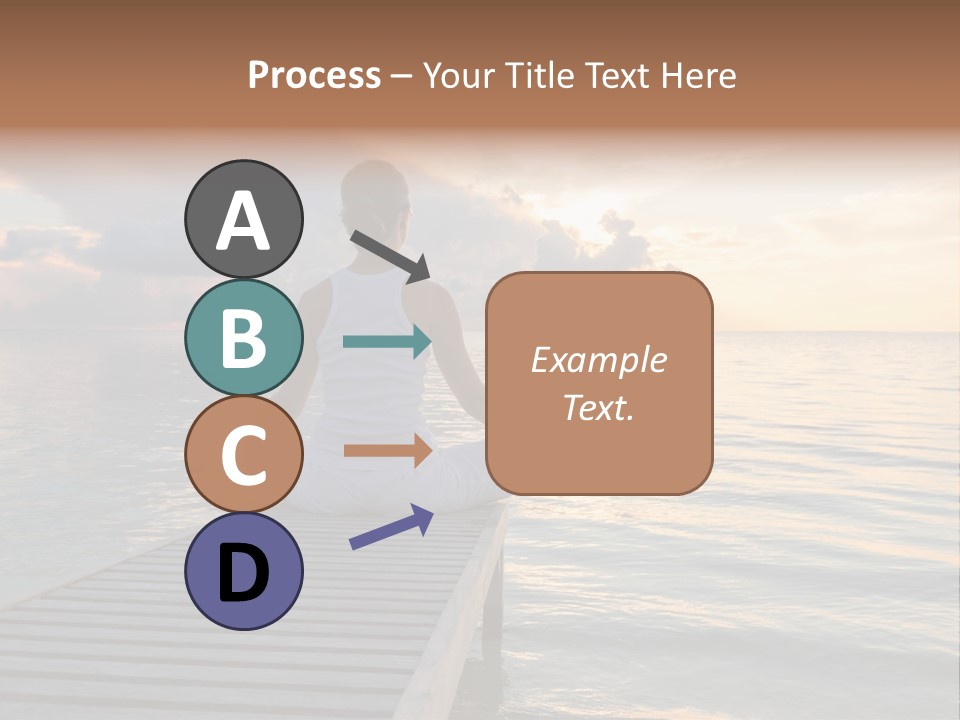 Silhouette Fitness Maldives PowerPoint Template