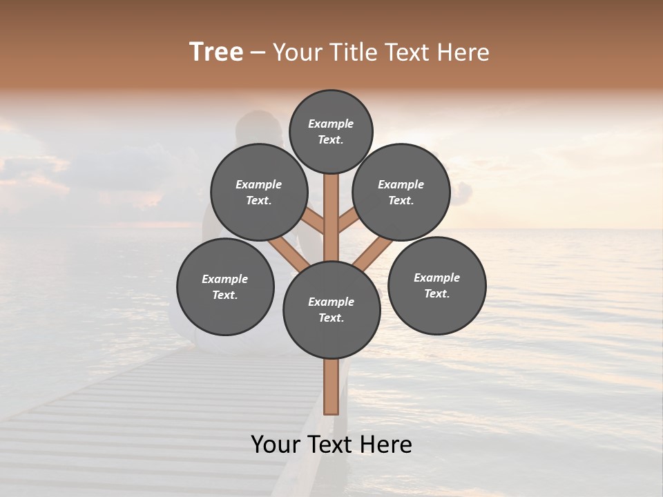 Silhouette Fitness Maldives PowerPoint Template