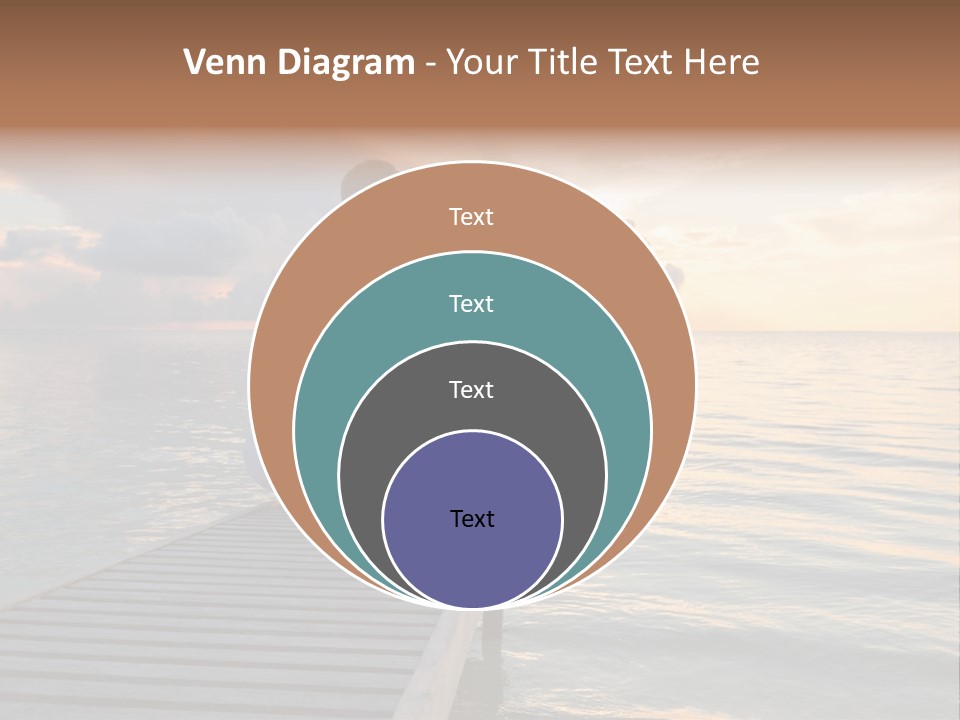 Silhouette Fitness Maldives PowerPoint Template