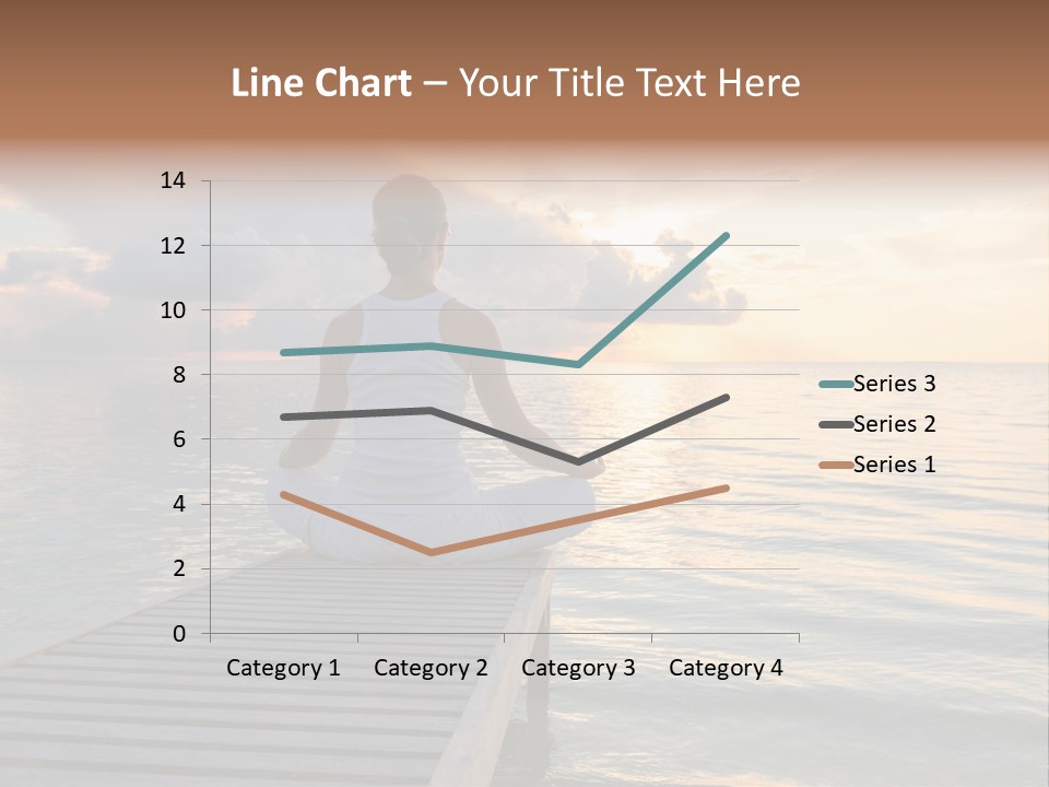 Silhouette Fitness Maldives PowerPoint Template