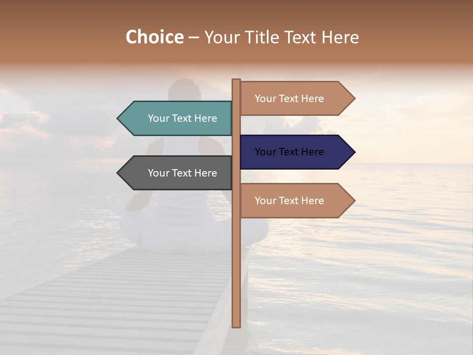 Silhouette Fitness Maldives PowerPoint Template