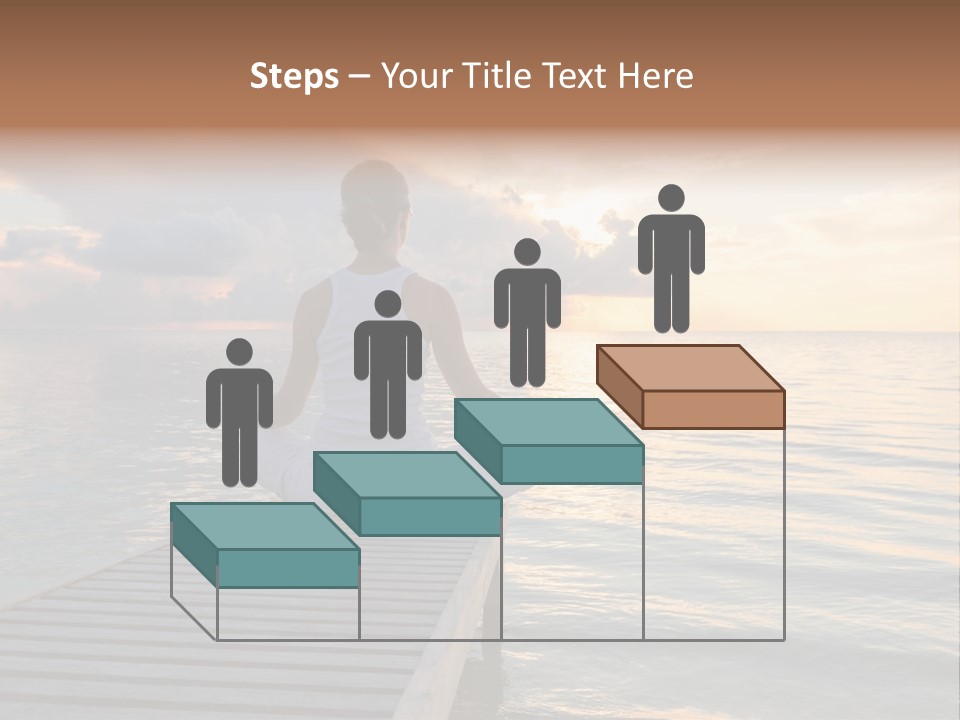 Silhouette Fitness Maldives PowerPoint Template