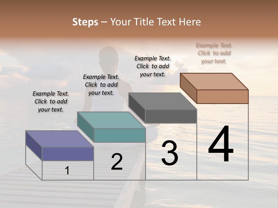 Silhouette Fitness Maldives PowerPoint Template