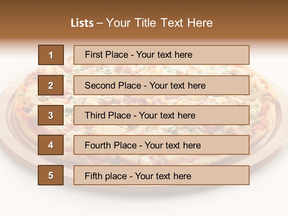 Meal Fresh Isolated PowerPoint Template