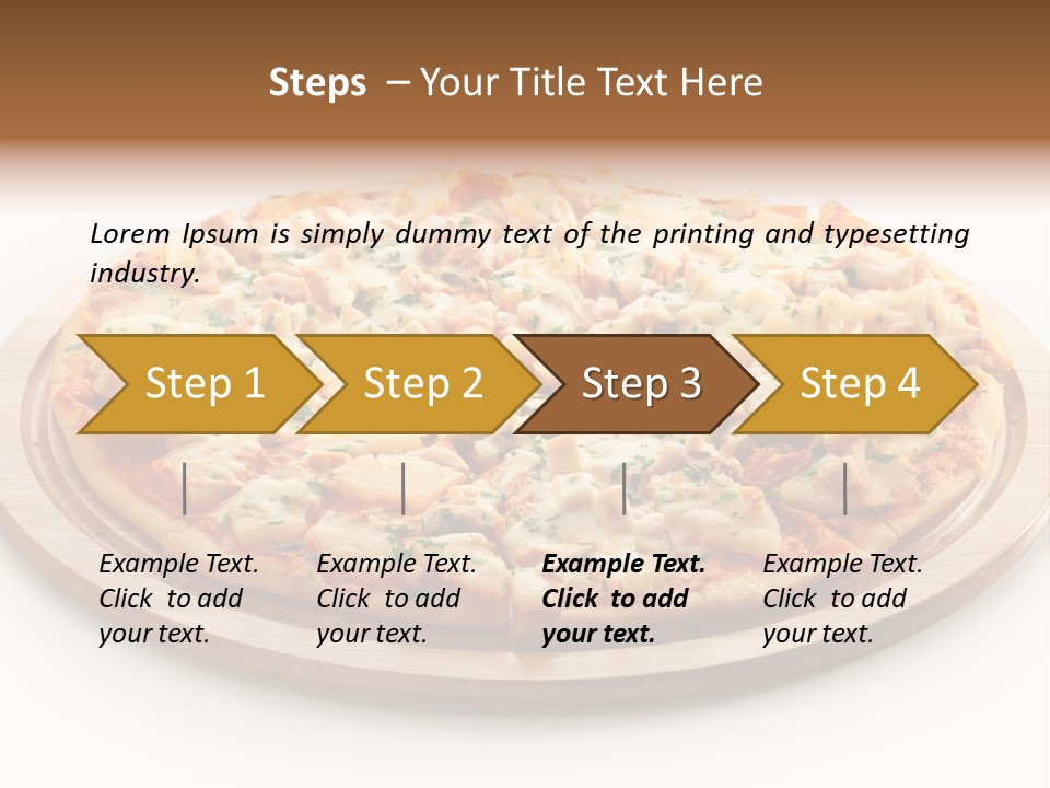 Meal Fresh Isolated PowerPoint Template