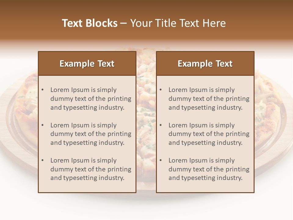 Meal Fresh Isolated PowerPoint Template