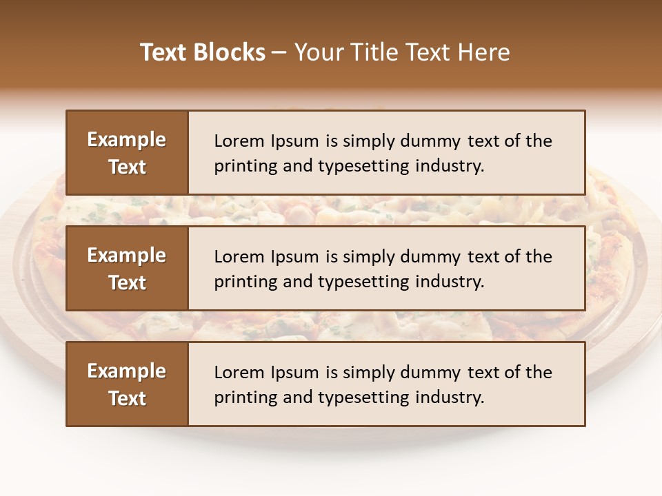 Meal Fresh Isolated PowerPoint Template