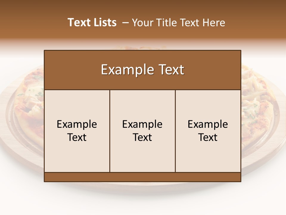 Meal Fresh Isolated PowerPoint Template