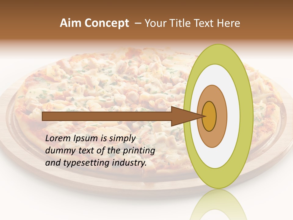 Meal Fresh Isolated PowerPoint Template