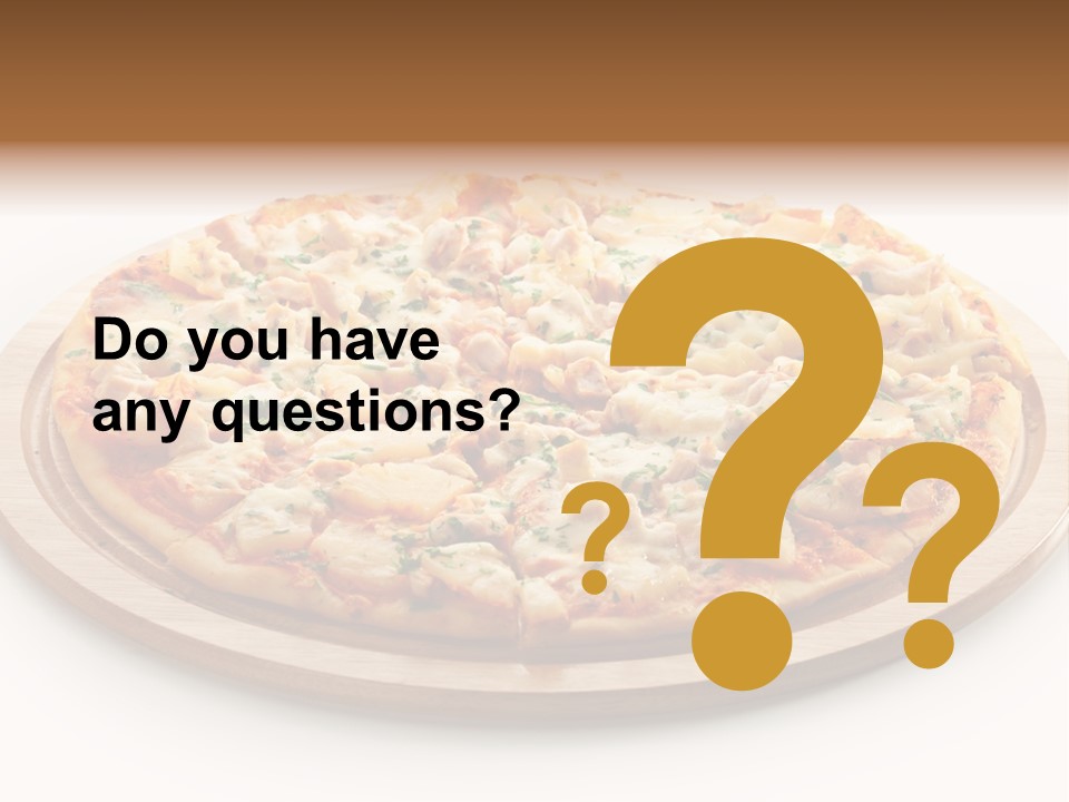 Meal Fresh Isolated PowerPoint Template