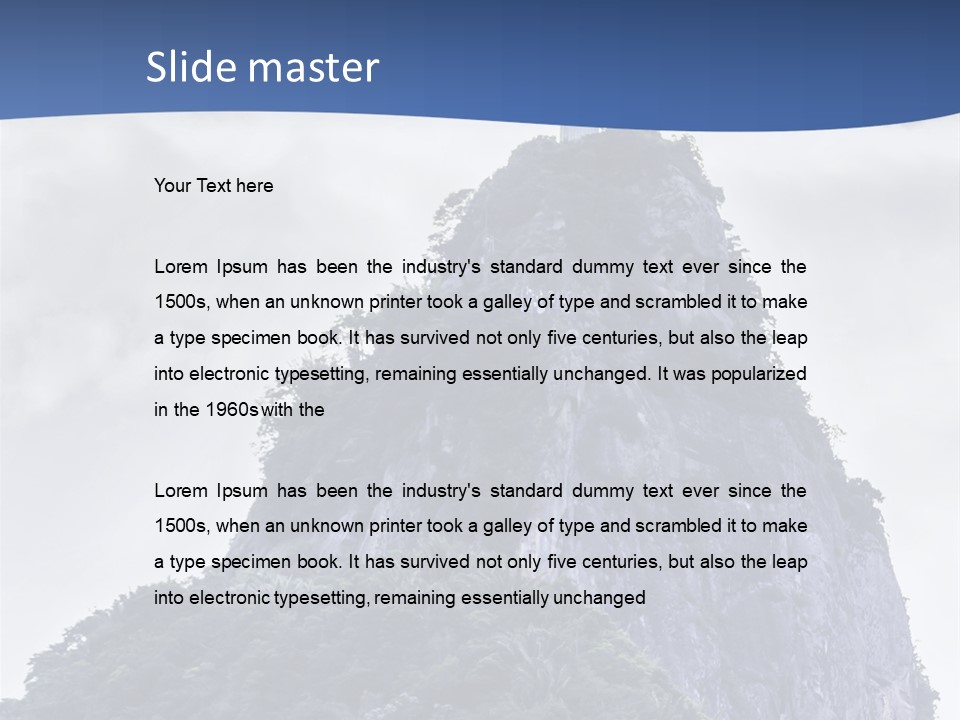 Rio De Janeiro Landmark Landscape PowerPoint Template