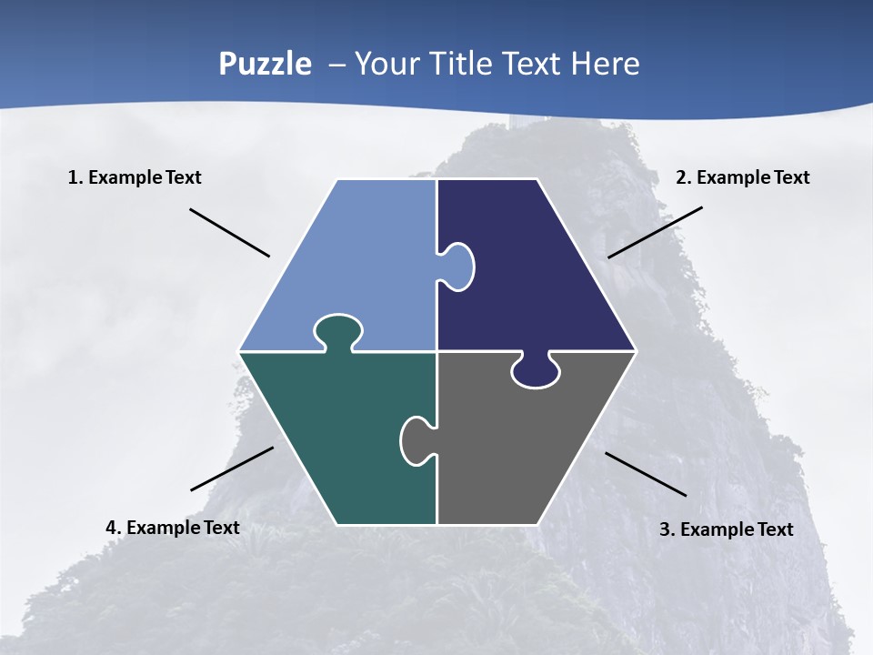 Rio De Janeiro Landmark Landscape PowerPoint Template