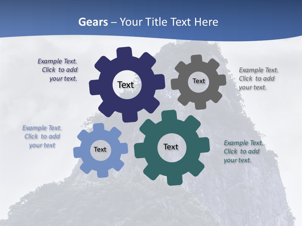 Rio De Janeiro Landmark Landscape PowerPoint Template