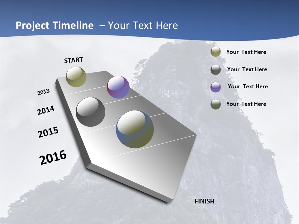 Rio De Janeiro Landmark Landscape PowerPoint Template