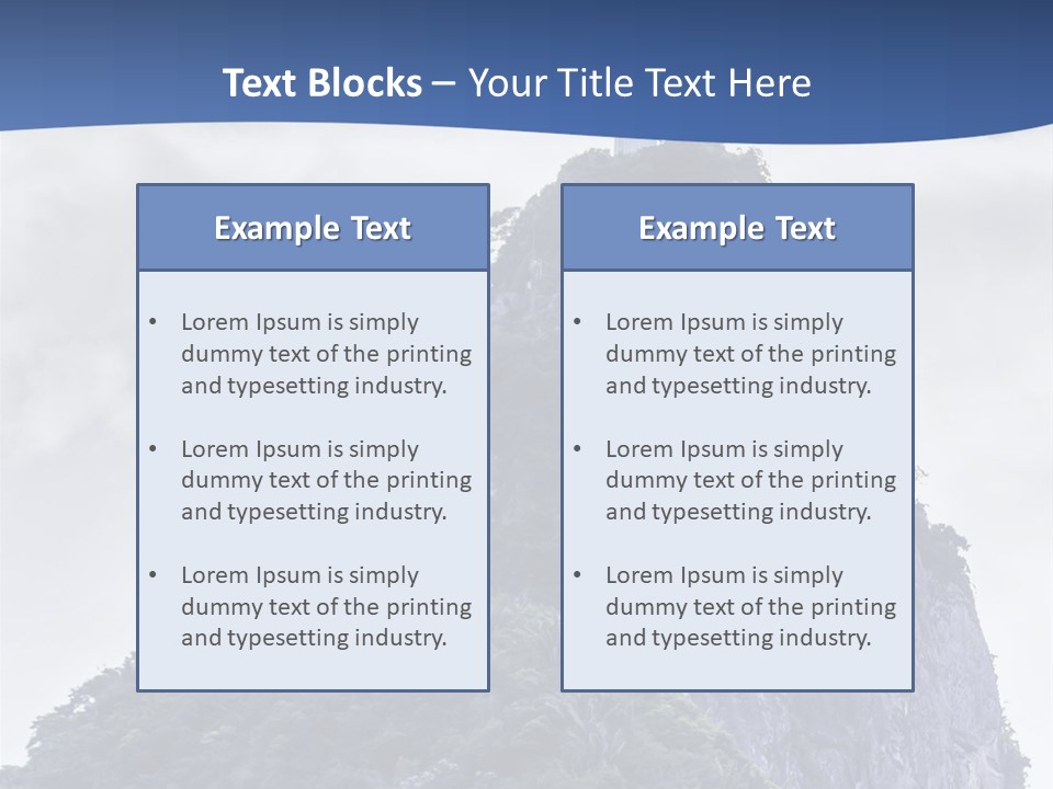 Rio De Janeiro Landmark Landscape PowerPoint Template