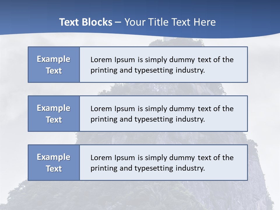 Rio De Janeiro Landmark Landscape PowerPoint Template