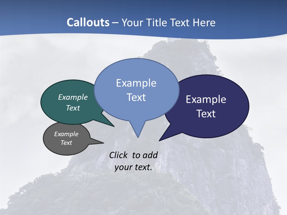 Rio De Janeiro Landmark Landscape PowerPoint Template