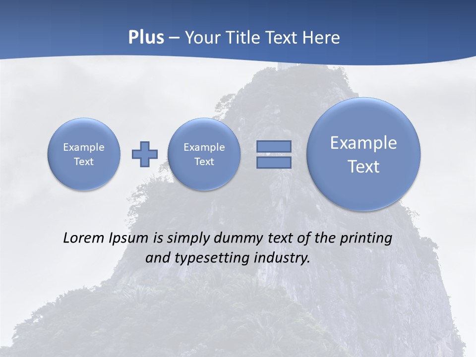 Rio De Janeiro Landmark Landscape PowerPoint Template