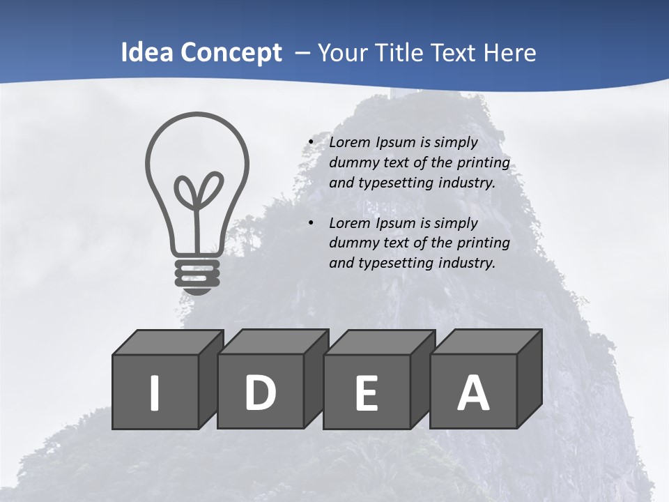 Rio De Janeiro Landmark Landscape PowerPoint Template