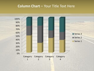 Dramatic Cloudscape Route PowerPoint Template