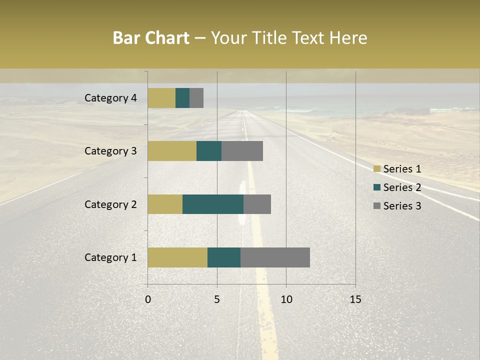 Dramatic Cloudscape Route PowerPoint Template