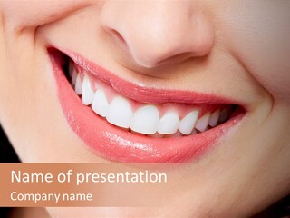 Whitening Dental Dentist PowerPoint Template
