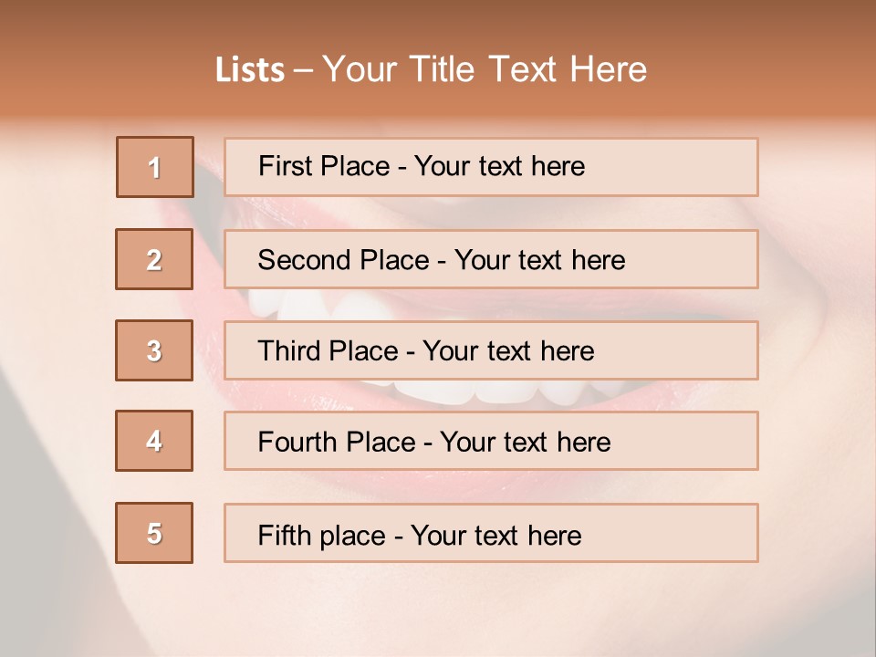 Whitening Dental Dentist PowerPoint Template