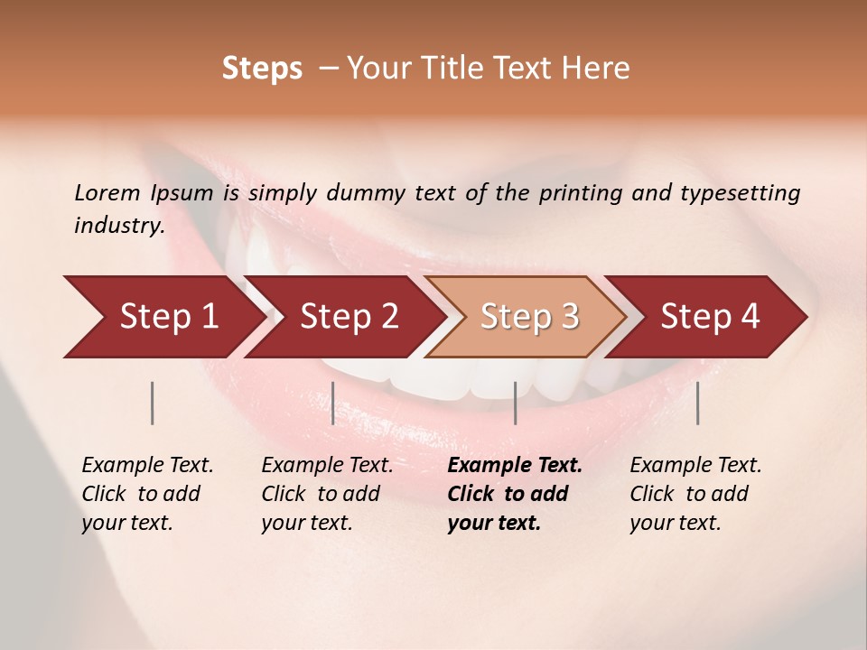 Whitening Dental Dentist PowerPoint Template