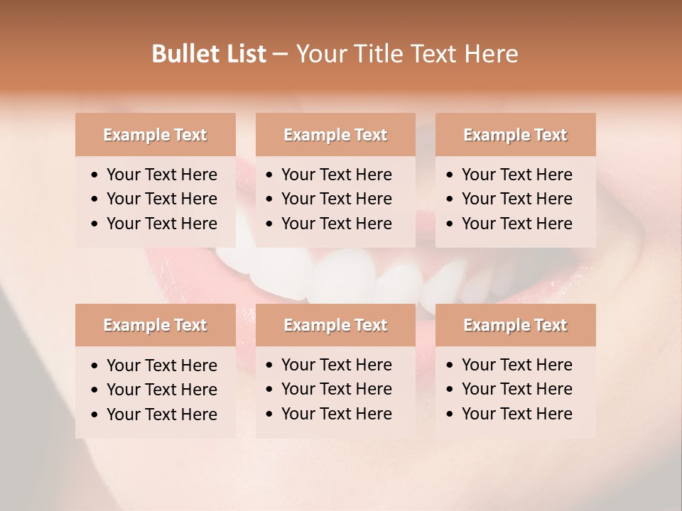 Whitening Dental Dentist PowerPoint Template
