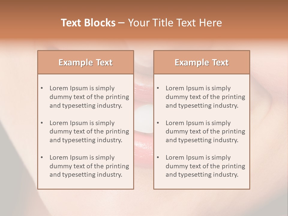 Whitening Dental Dentist PowerPoint Template