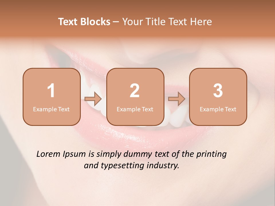 Whitening Dental Dentist PowerPoint Template