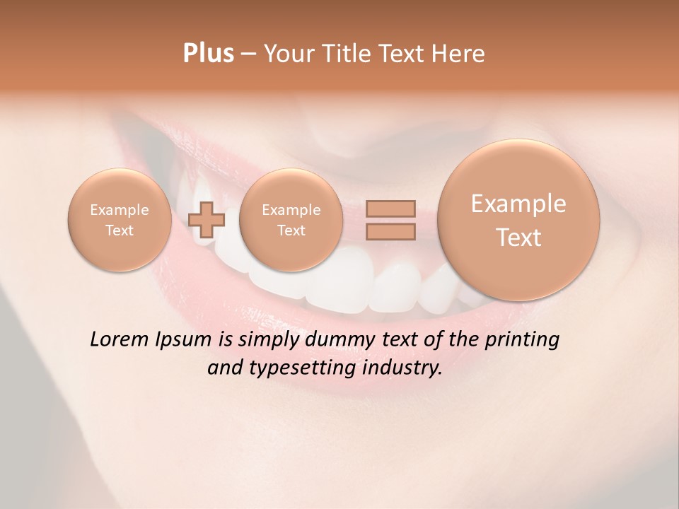 Whitening Dental Dentist PowerPoint Template